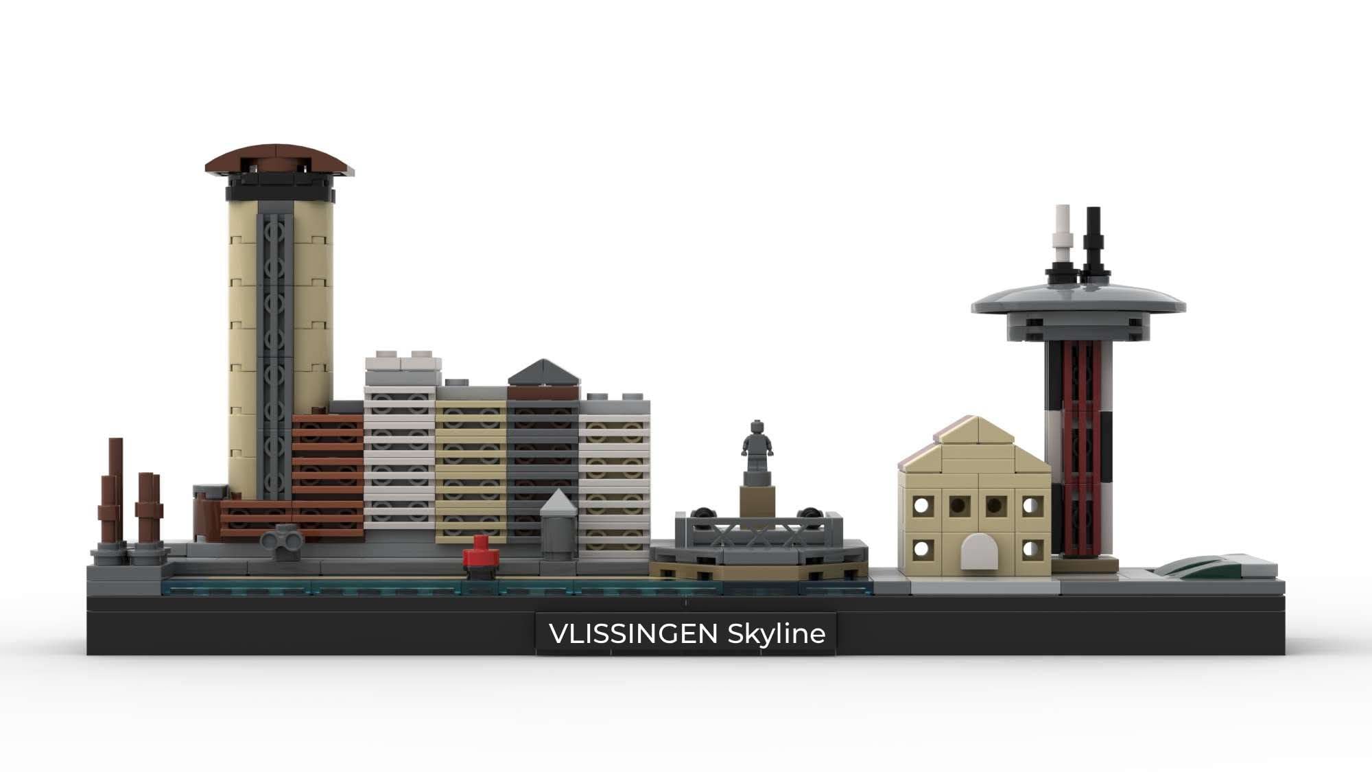 Legokunstenaars opgelet: binnenkort kan je je eigen Vlissingse skyline bouwen