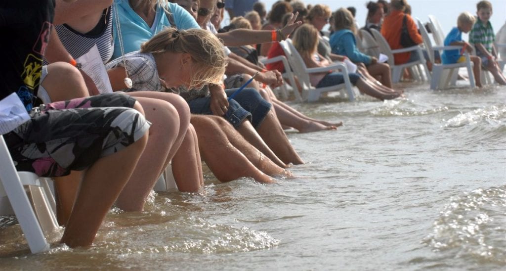 Watersport pootjebaden Woerden