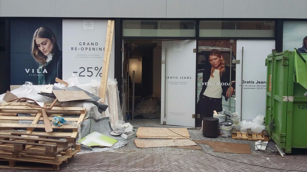 Vero Moda gratis jeans na verbouwing Woerden