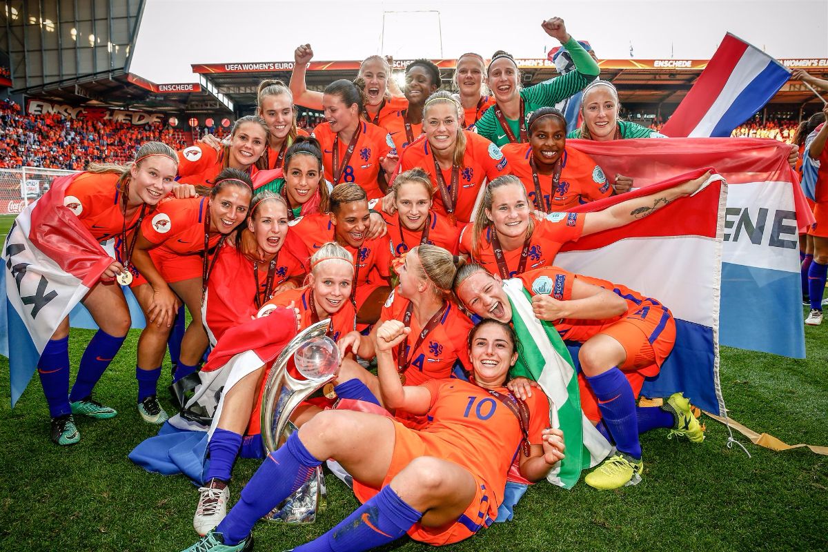 EK voetbal vrouwen kampioenen