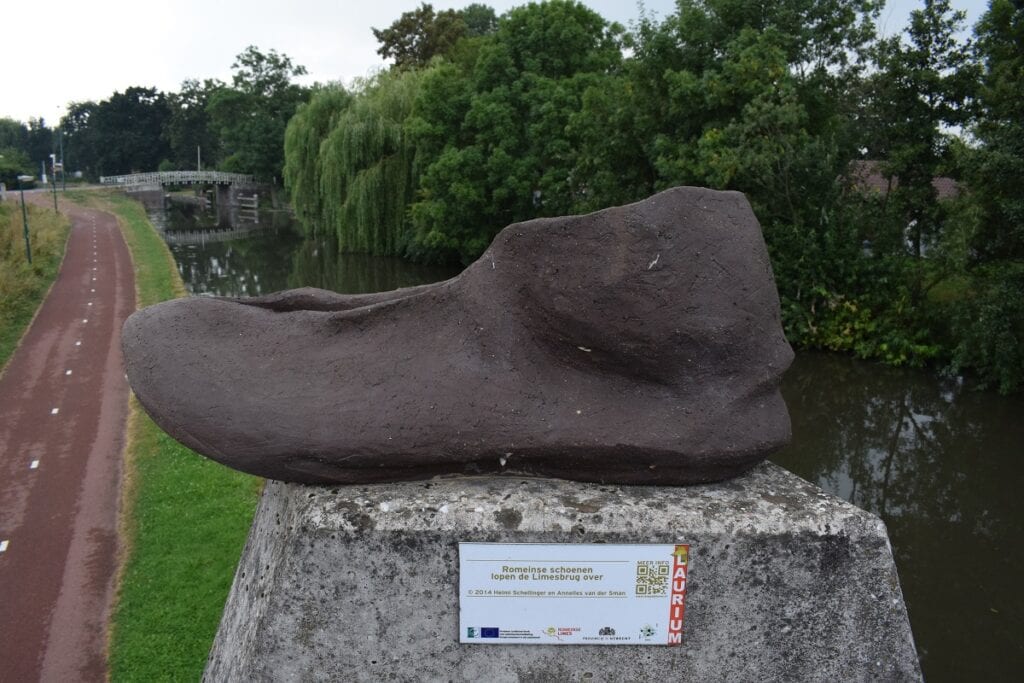 Romeinse schoenen LImesbrug Woerden Harmelen