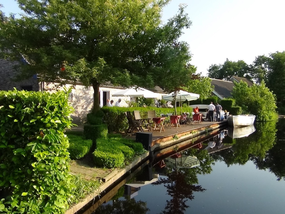 blauwe meije terras