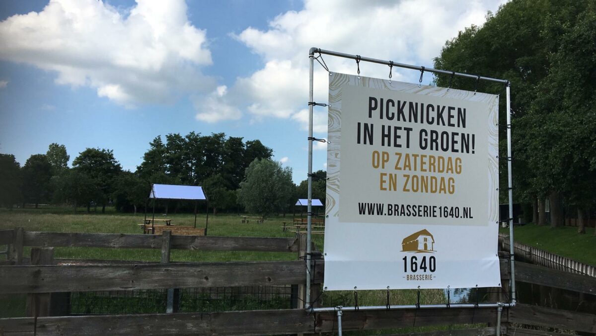 Picknick bij Brasserie 1640
