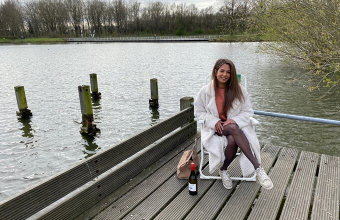 Madelon bij de Floraplas
