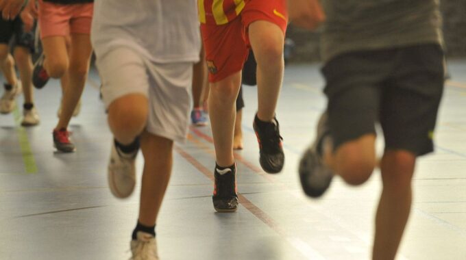MOTION Beweeg College sportende leerlingen (Foto MOTION Beweeg College)