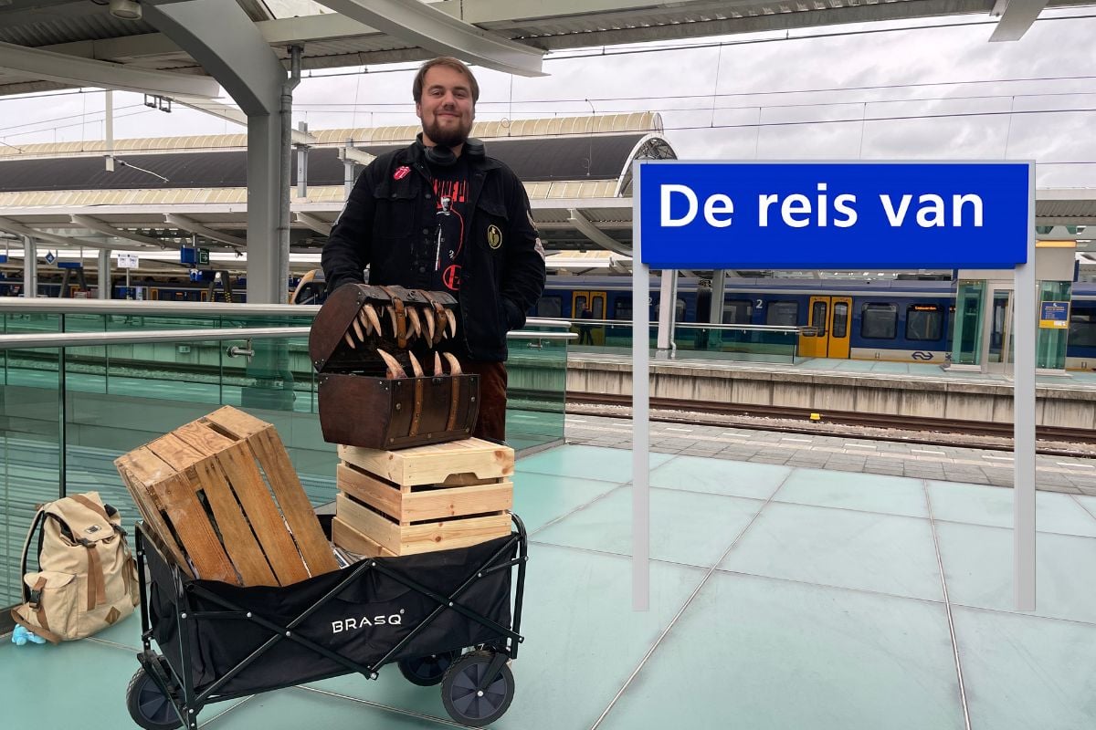 Jordi (26) maakt voor zijn werk dobbelstenen: ‘Ik kan er prima van leven’