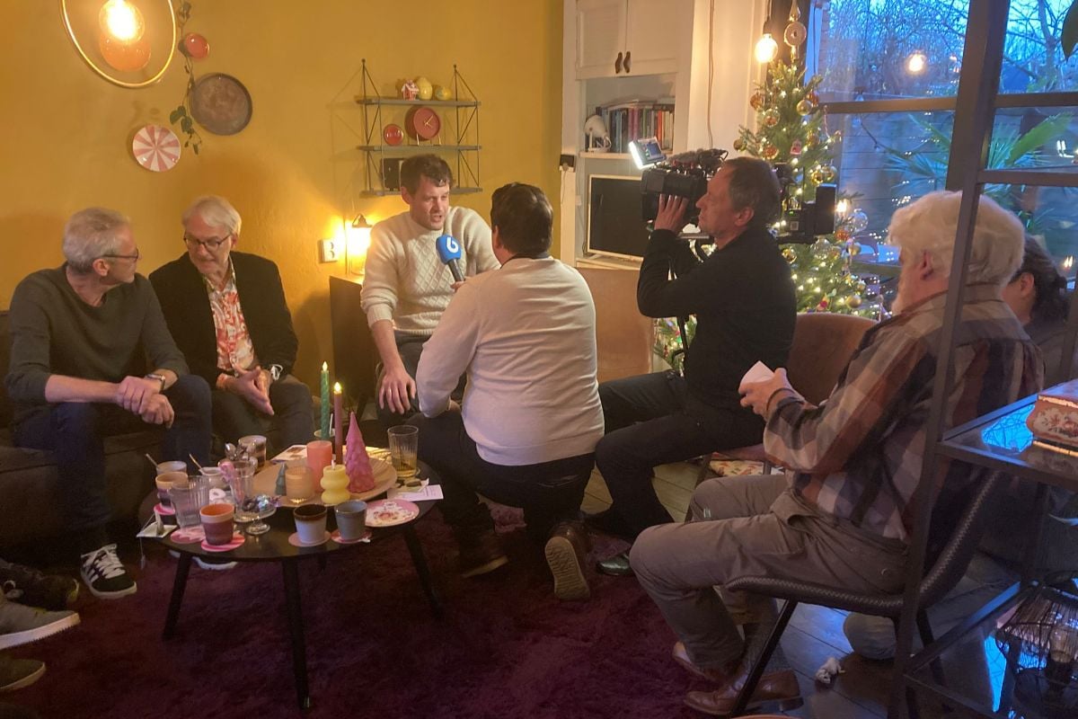 In Zwolle zitten er geen chocolaatjes, maar mensen ‘verstopt’ in de adventskalender
